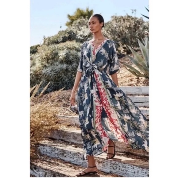 COPY - Johnny Was Ada Silk Maxis Dress - Picture 2 of 9